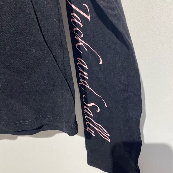 Disney Women's Black Nightmare Before Christmas Long Sleeve T-Shirt Medium NWT - Picture 4 of 8